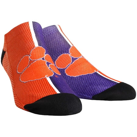 Clemson Tigers Rock Em Socks Women's Campus Stripe Ankle Socks