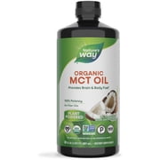 Nature's Way Organic MCT Oil, MCTs from Coconuts, C8, C10, Keto and Paleo Certified, 30 Fl Oz