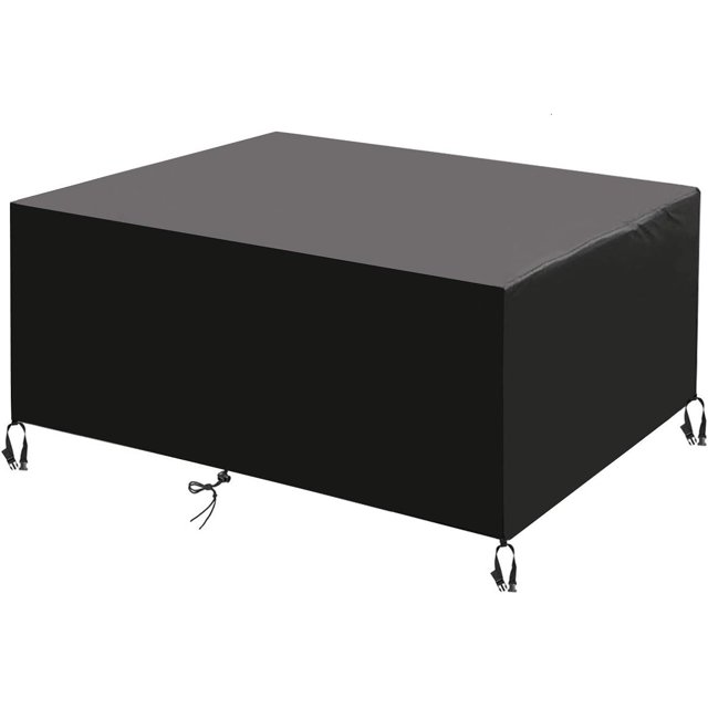 Funda para muebles - Funda para muebles de exterior - Funda cuadrada para mesa de comedor y sillas de exterior - Fundas impermeables para muebles de exterior