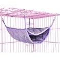 thumbnail image 1 of Hamaca doble de lujo con litera, ideal para 2 hurones adultos o 5 ratas adultas. Hamaca colgante tipo saco de dormir para hurones, ratas, petauros del azúcar y otros animales pequeños, 1 of 4