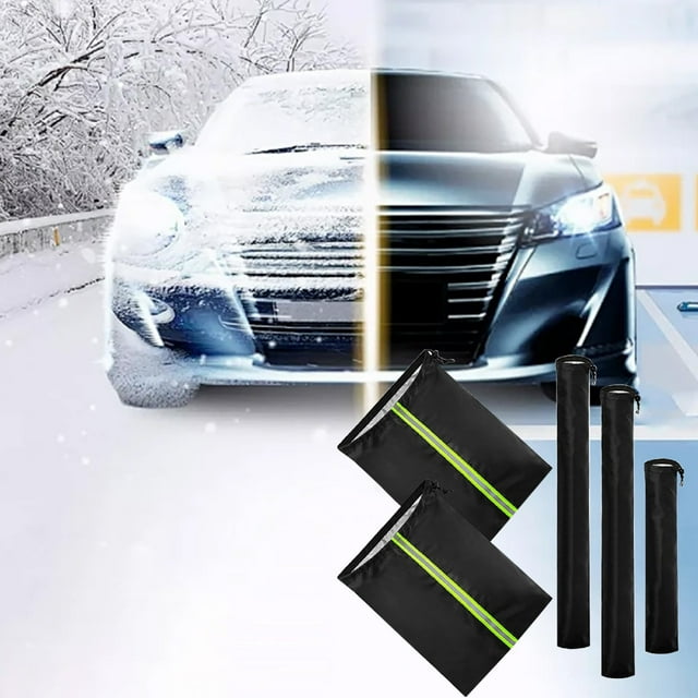FHBVT Housse de Rétroviseur d'Hiver 5 Pcs, Protection contre le Gel de Neige Imperméable pour Voiture Protège les Rétroviseurs des Débris de Glace, Facile à Installer pour Toutes les Saisons Idéal pour Mois d'Hiver Froids