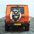 thumbnail image 6 of Pofeuu Whimsical Owl On Branch Print Spare Tire Wheel Cover for Car Truck SUV Camper Universal Fit Spare Tire Cover RV Spare Tire Covers-14 inch, 6 of 6