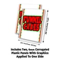 thumbnail image 2 of Funnel Cakes (24" X 36") 4mm Corrugated Plastic Panel, Graphics Applied To 1 Side (Pk of 2), 2 of 4