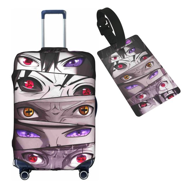 Anime Cartoon Naruto (7) Travel Suitcase Protector Elastic Washable Protective Baggage Covers With Concealed Zipper For 25-28 Inch Suitcase - L