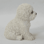 Hi-Line Gift Ltd Sitting Bichon Frise Puppy، 6