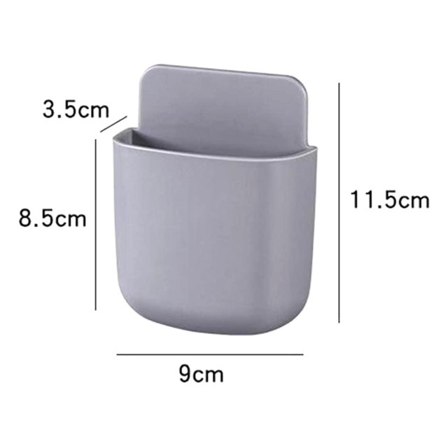 Soporte remoto para TV, caja de almacenamiento remota para aire acondicionado, portátil, ahorra espacio, montado en la pared, organizador Caddy ordenado remoto, 2 uds.