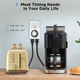 thumbnail image 2 of Timer Outlet G-ELEK, 24 horas, doble salida, 125 V, 15 A, listado ETL, paquete de 2, 2 of 6