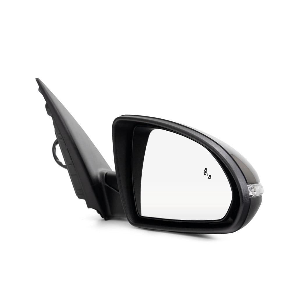 For Kia Optima 2016 2017 2018 2019 Door Mirror Passenger Side | Manual | Heated | w/ Blind Spot Detection | w/ Signal Indicator | Paint To Match | Replacement For 87620-D5150 | KI1321221