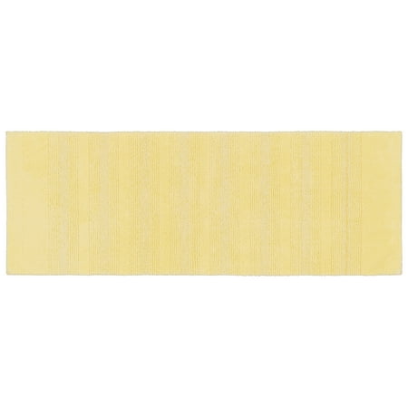 Garland Rug Essence Washable Nylon Rubber Ducky Yellow Bathroom Runner, 22" x 60"