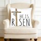 thumbnail image 4 of Uuiauoio Easter Pillow Covers 18x18 Easter Throw Pillow Covers with Bunny and Eggs Spring Home Decor Pillowcase Square Cushion Covers for Sofa Bed Couch, 4 of 6
