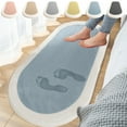 thumbnail image 1 of Xihbxyly Alfombras de Terciopelo Suave, Diseño Antideslizante, Absorción de Agua, Tacto Suave y Agradable, Ideal para Sala de Estar y Dormitorio, Multiusos, Lavable y Resistente, Tamaño 40 X 80 Cm., 1 of 7