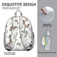 thumbnail image 4 of Summer Butterfly Student Backpack – Colorful Floral Pattern with Wings, Watercolor Fantasy Garden and Artistic Design, 4 of 4