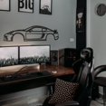 thumbnail image 2 of LaModaHome 2020 Cayman 981 GT4 Metal Silhouette Wall Art, 2 of 5