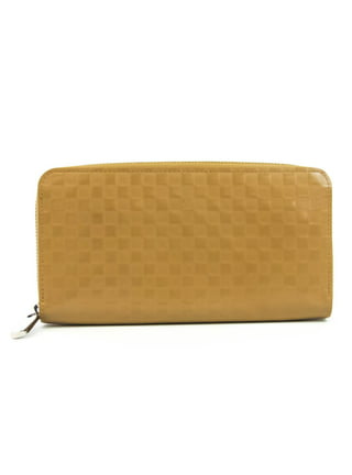 Louis Vuitton Yellow Damier Infini Leather Brazza Long Flap Wallet