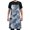 Elegant Wavy Geometric, variant on Kitchen Apron with 2 Pockets Adjustable waterproof Cooking Aprons for Women Men Chef Snowflakes in Air