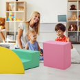 thumbnail image 6 of 4-Piece Baby Foam Play Set, Pu Leather Soft Climbing Toys for Toddlers Playtime Corner Climber, Kids Indoor Play Structure Climbing Blocks for Crawling and Sliding, 6 of 7
