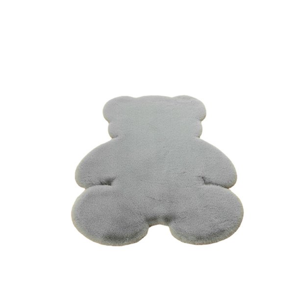 Wosthever Alfombra de poliéster con dibujos de animales para dormitorio Conjuntos de muebles de sala de estar Gris 60x80cm Wosthever HA071713-17