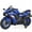 Blue, variant on HONGLONG 12V Kids Ride on Motorcycle, 2 Wheels Motorbike for Kids with Training Wheels, Lights, Music Red