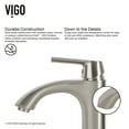 thumbnail image 2 of VIGO Glass Round Vessel Bathroom Sink in Iridescent with Linus Faucet and Pop-Up Drain in Brushed Nickel, 2 of 10