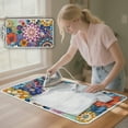 thumbnail image 3 of ZIATUBLES Bohemia Mandala Flower Print Foldable Ironing Mat Pad Heat-Resistant Ironing Blanket for Washer Dryer Tabletop Portable Ironing Board Alternative for Travel, 31.5" x 19.6", 3 of 7