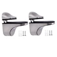 thumbnail image 1 of Reemplazo de abrazadera de soporte para estante de vidrio para vidrio de madera de 3-21mm con tornillos, soporte de Clip para baño, Hardware de Cepillado, 1 of 8