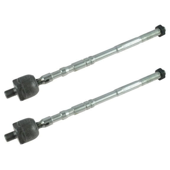 TRQ Front Inner Tie Rod Set Fits Select 2002-2004 Subaru Impreza