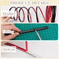 thumbnail image 4 of Black Black 16.4Ft ing Wall Trim Strips Tile Edge Peel and Stick Self Adhesive Liner Corner Decor Self Adhesive Bendable PVC Imitation Gesso for Lines Window Frame Home Ceilings Decoration, 4 of 9