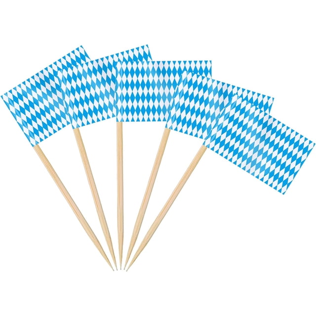 Yanonmyfd 200pcs World Cup Toothpick Flags Cake Toppers for World Cup Soccer 2026 Decorations, 48 Countries Cocktail Stick Flags for Sandwich Cupcake Toppers Soccer Bar Party Supplies,Oktoberfest