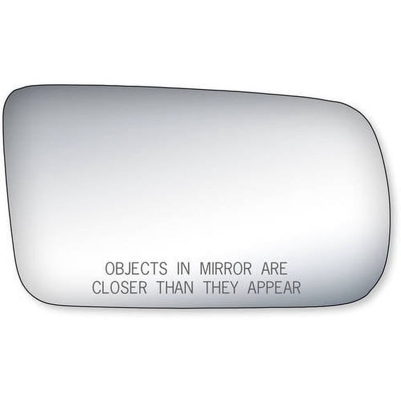 90239 - Fit System Passenger Side Mirror Glass, Toyota Camry Sedan 87-91 (foldaway)