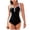 style-02 Black, variant on Curenmufel Swimsuits for Curvy Women Women's One Piece Swimsuit Scoop Neck Slimming Bathing Suit High Cut Cheeky Swimwear