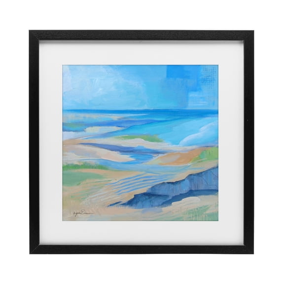 Stupell Industries After The Storm Beachscape Black Framed Print Under Glass, design by Lynn Ericson Fine Art