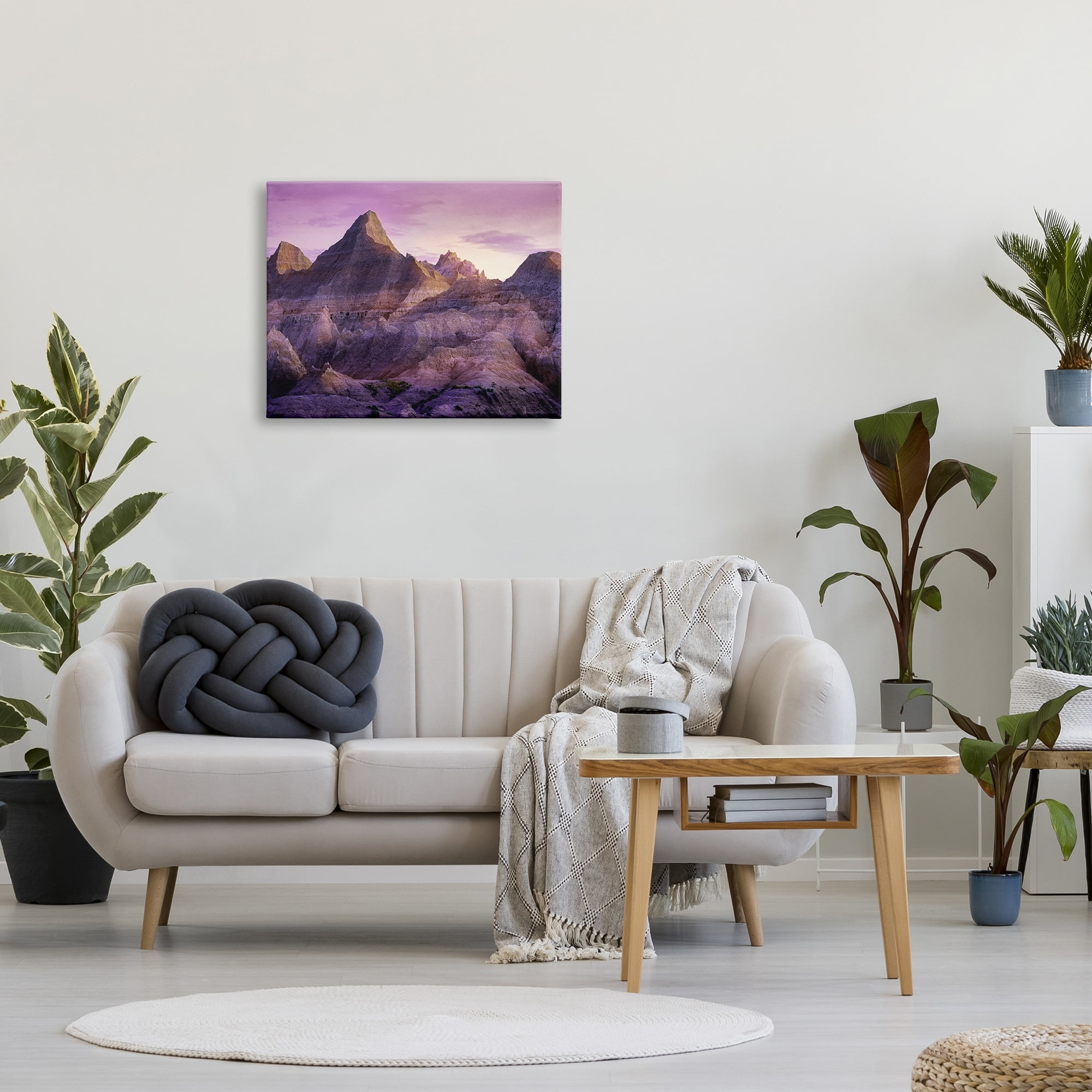 Stupell Badlands Canyon Cliffs Landscape Landscape Photography Gallery Wrapped Canvas Print Wall Art