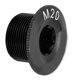 thumbnail image 3 of CANSUCC M20 Tornillos de tapa de manivela de bicicleta Tapa de tornillo de tapa de manivela de aleación de aluminio resistente a la corrosiónNegro, 3 of 10