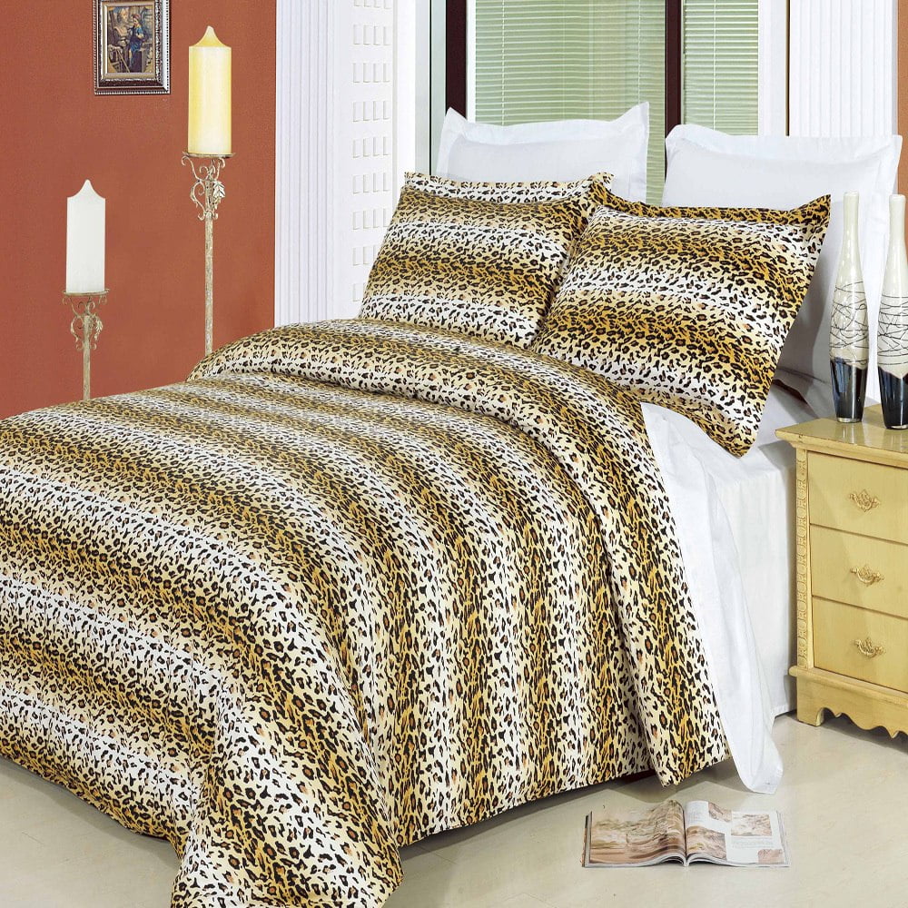 Cotton Printed 3 Piece Duvet Cover Set 