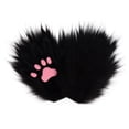 thumbnail image 2 of HJYCHN Halloween Gloves Cat Shaped with Pad Accent Full Finger Style for Women and Men Cosplay Accessory Warm Gloves Black One Size, 2 of 4
