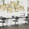 thumbnail image 5 of Flash Furniture Harvey Black Finish Computer Desk with Silver Metal Frame, 5 of 8