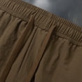 thumbnail image 3 of toraway Men's Summer Solid Color Simple Loose Cargo Shorts Five Quarter Casual Sweatpants XL, 3 of 3