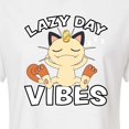 thumbnail image 3 of Pokémon - Lazy Day Vibes Meowth - Juniors Cropped Cotton Blend T-Shirt, 3 of 5