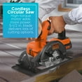 thumbnail image 5 of BLACK+DECKER 20V MAX* Lithium Ion 4 Tool Combo Kit: Drill/Driver, Circular Saw, Reciprocating Saw and Work Light, (BD4KITCDCRL), 5 of 14