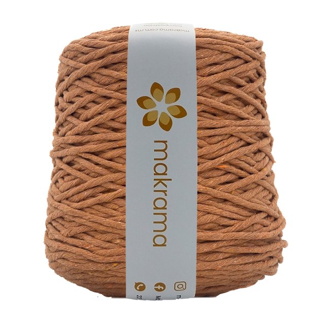 Hilaza Algodón Makrama 4mm 1kg Mamey