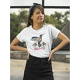 thumbnail image 2 of Mexico Floral Hummingbird T-Shirt Women -Image by Shutterstock, Female Medium, 2 of 4