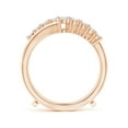 thumbnail image 2 of ANGARA Natural 0.15 Ct. Diamond Fashion Ring in 14K Rose Gold for Women (Ring Size: 11.5), 2 of 11