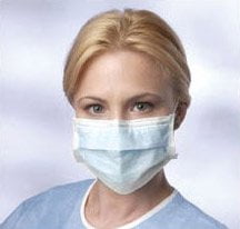 Disposable Pleated Earloop Face Masks (Pack of 1000) by Nobles Health Care Product