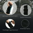 thumbnail image 5 of Carpal Tunnel Wrist Brace by BraceUP for Men and Women - Metal Wrist Splint for Hand and Wrist Support and Tendonitis Arthritis Pain Relief (L/XL, Left Hand), 5 of 5