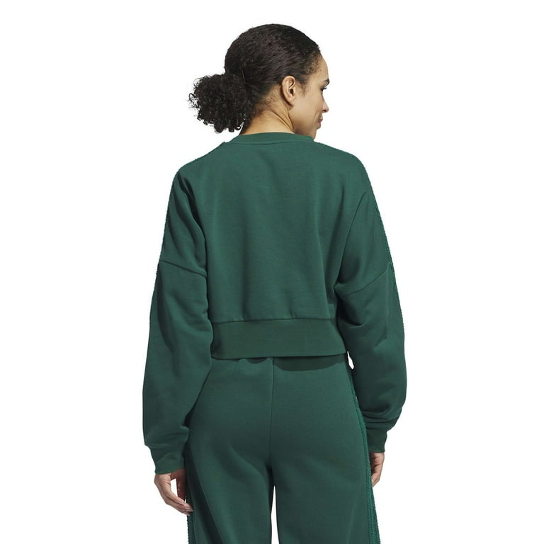 Stripes Crew Sweatshirt Adidas Green Sweatshirt Adidas Originals