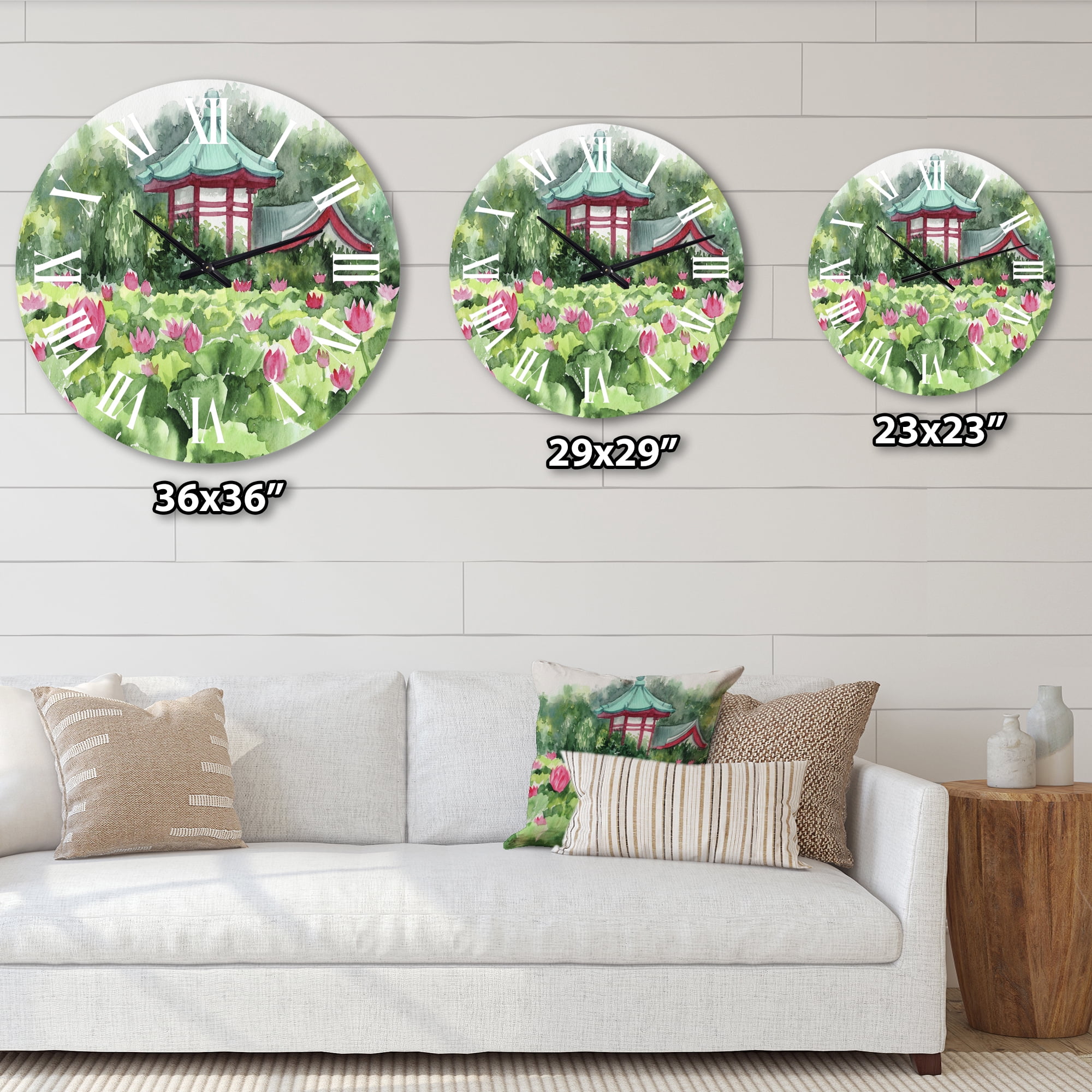 Designart 1 in Traditional Wall Clock