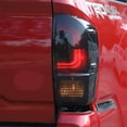 thumbnail image 6 of TINKI Fit For Toyota Tacoma 2016 2017 2018 2019 2020 2021 2022 ABS Transparent Gray Rear Taillight Protective Decorative Shell, 6 of 7