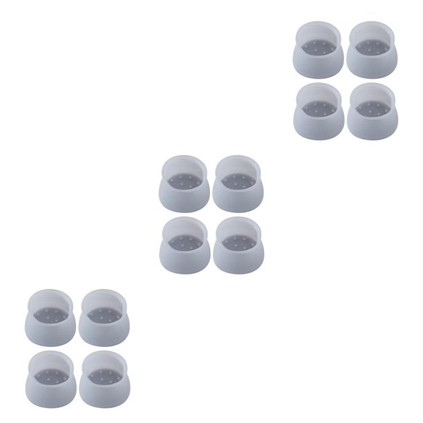 Kenally 4 piezas de cubiertas para pies de mesa, antideslizantes, extraíbles, redondas, para patas de sillas, azulejo de madera, almohadillas para pies Type1 NO1 Kenally CBP264387