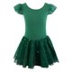 thumbnail image 1 of Maillots de ballet con falda para niñas EQSJIU verde oscuro de 9 a 10 años, 1 of 7