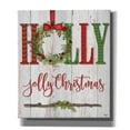thumbnail image 1 of Epic Graffiti 'Holly Jolly Christmas' by Mollie B, Canvas Wall Art, 26"x30", 1 of 2